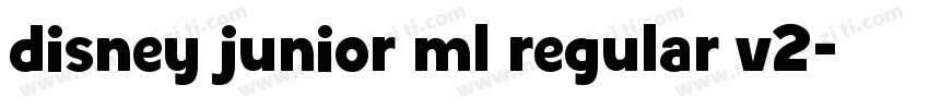 disney junior ml regular v2字体转换